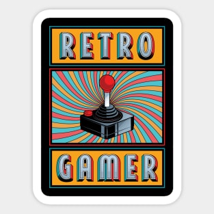 Retro Gamer Sticker